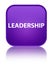 Leadership special purple square button