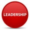 Leadership special red round button