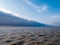 Leading edge with storm clouds of cold weather front approaching