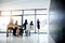 Leading them in the right direction. Defocused shot of a team of businesspeople attending a presentation in the