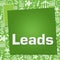 Leads Business Symbols Texture Green Squares