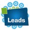 Leads Green Blue Gears Circular Squares