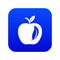 Leaf apple icon blue vector