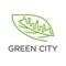 Leaf city logo