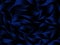 Leaf curly waves tracery, black and blue gradient curved petals pattern. Vector seamless background.