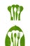 leaf emboss kitchen logo