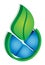 Leaf environmental icon
