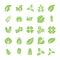 Leaf Flat Vector Icons