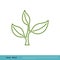 Leaf, Growth Plant Icon Vector Logo Template Illustration Design. Vector EPS 10