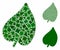 Leaf Mosaic Icon of Trembly Elements