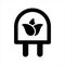 Leaf Plug Green Energy icon