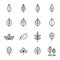 Leaf Related Vector Icons