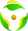 Leaf rotation logo