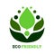 Leaf tree flower eco friendly logo icon symbol vector design