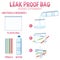 Leak proof bag science experiment