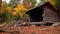 Lean to Shelter at Copperas Pond in the Adirondack Mountains High Peaks Region