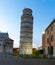 Leaning Tower of Pisa at dusk, Tuscany, Italy