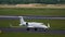 Learjet 40 taxiing in Dusseldorf airport