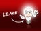 Learn Bulb Lamp Energy Light red