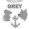 Learn The Color Gray - things that are gray color