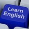 Learn English Key Shows Studying Language Online