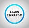 Learn English Round Blue Push Button