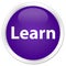 Learn premium purple round button