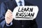 Learn Russian Business Concept