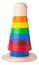 Learning child wood color pyramid toy