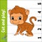 Learning numbers. Education developing worksheet. Game for kids. Activity page. Puzzle for children. Riddle for preschool. Simple