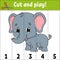 Learning numbers. Education developing worksheet. Game for kids. Activity page. Puzzle for children. Riddle for preschool. Simple