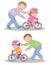 Learning to ride a bike