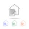 Lease Contract icon. Elements of real estate in multi colored icons. Premium quality graphic design icon. Simple icon for websites