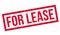 For Lease rubber stamp