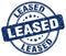 leased blue stamp