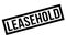Leasehold typographic stamp