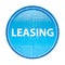 Leasing floral blue round button
