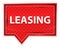 Leasing misty rose pink banner button