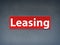 Leasing Red Banner Abstract Background