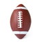 Leather American football ball