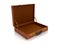 Leather briefcase close-up