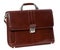 Leather brown briefcase