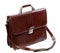 Leather brown briefcase