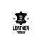 Leather craft logo icon design