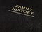 Leather Family History Book