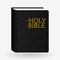 Leather Holy Bible. Book Pictogram. Vector Icons