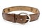 Leather men\'s belt with clasp