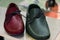 Leather men`s loafers