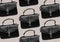 Leather Satchel Bags. Composition of clothes