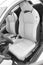 Leather seats in luxury sportscar